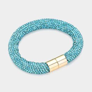 Bling Magnetic Bracelet BLUE